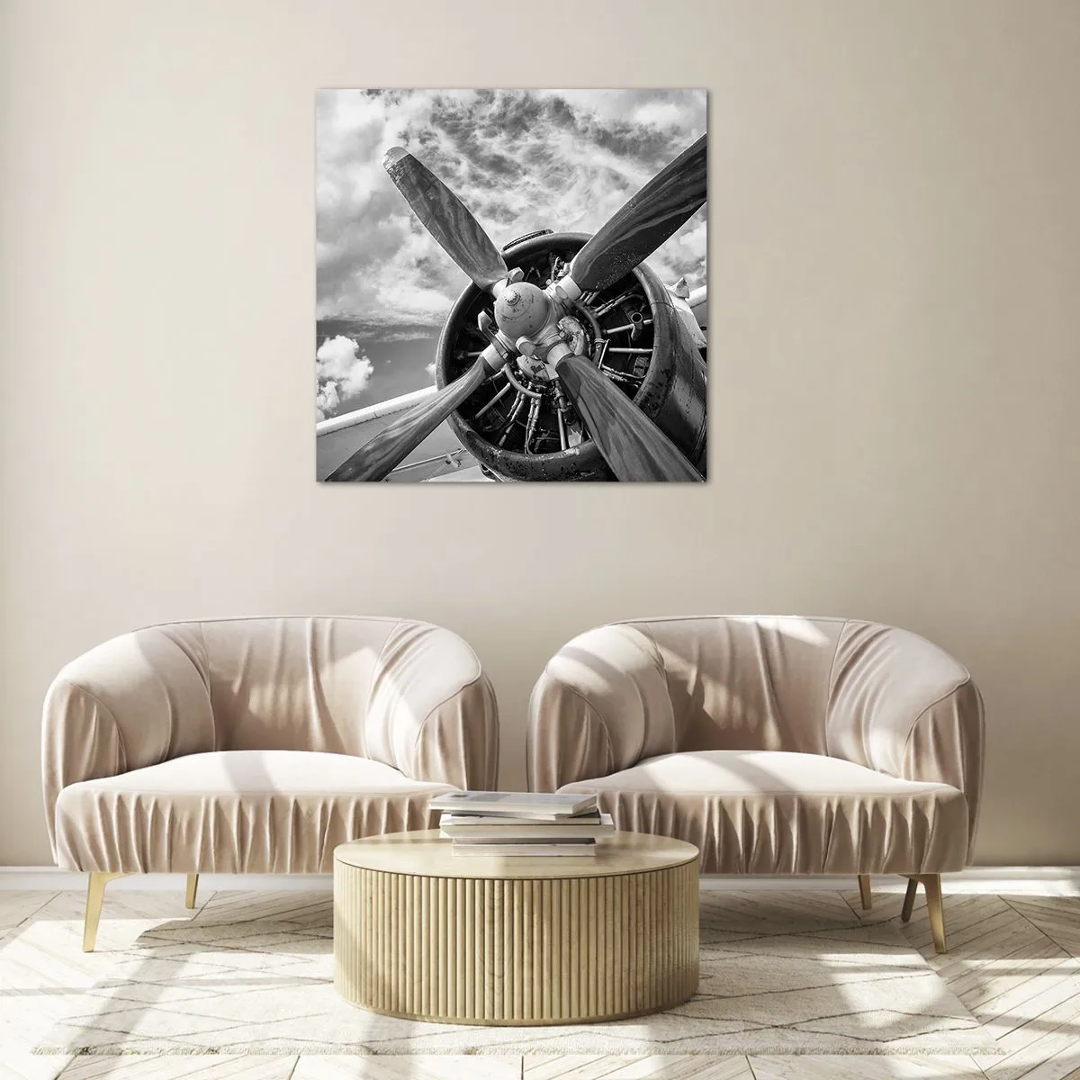 Impression sur verre - Image sur verre - Dompteur de ciel - 40x40 cm