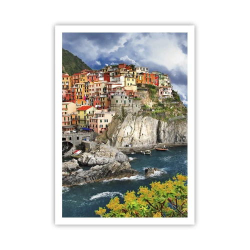 Affiche - Poster - Un groupe embrassant les rochers - 70x100 cm