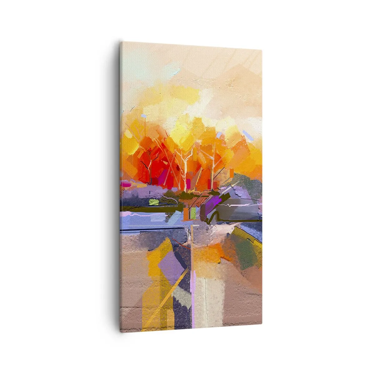 Impression sur toile - Image sur toile - L'automne est arrivé - 55x100 cm
