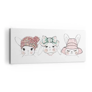 Impression sur toile - Image sur toile - Pensif, triste, satisfait - 100x40 cm