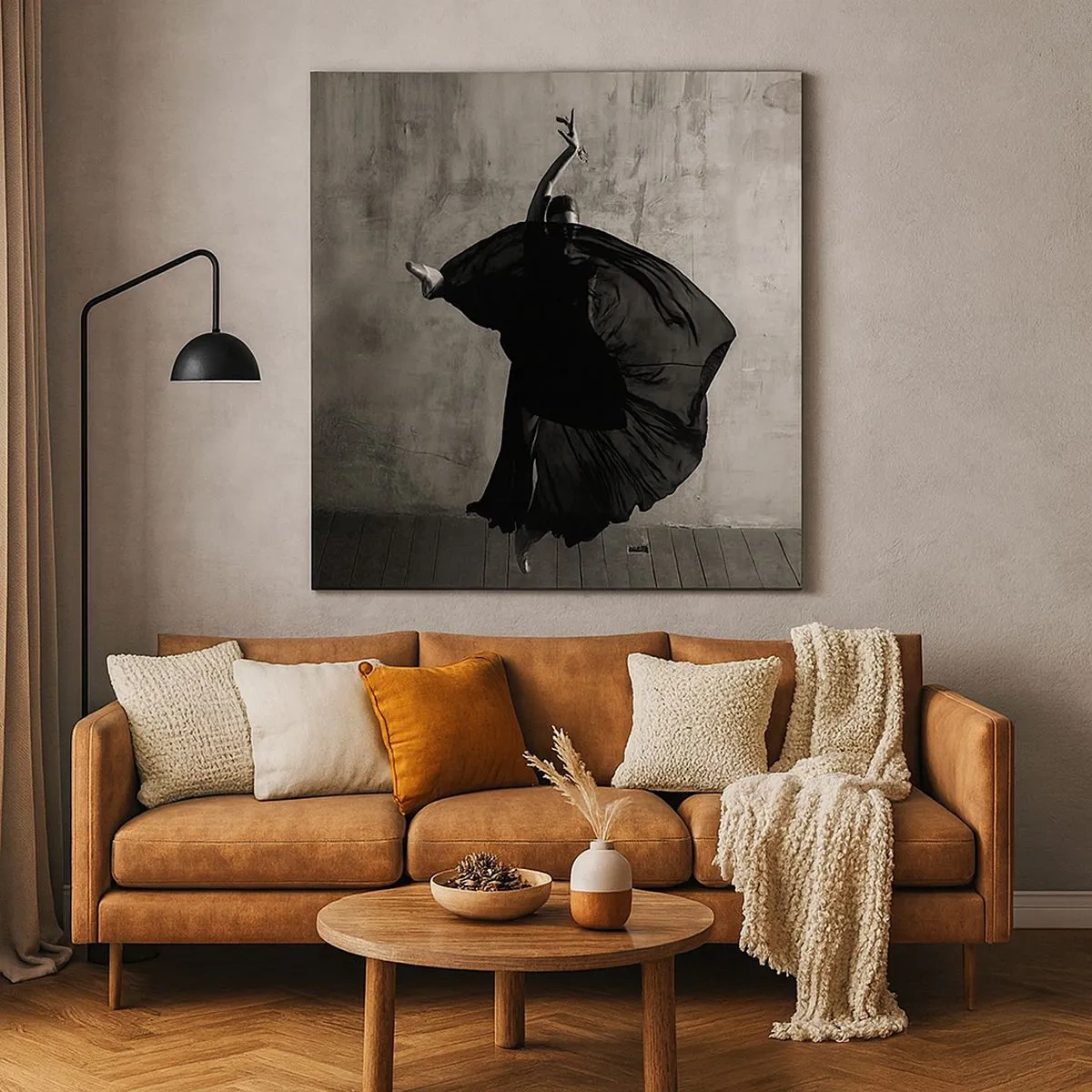 Impression sur toile - Image sur toile - Pas plein de passion - 30x30 cm