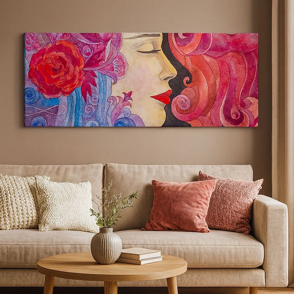 Impression sur toile - Image sur toile - L'Art Nouveau est toujours vivant - 100x40 cm