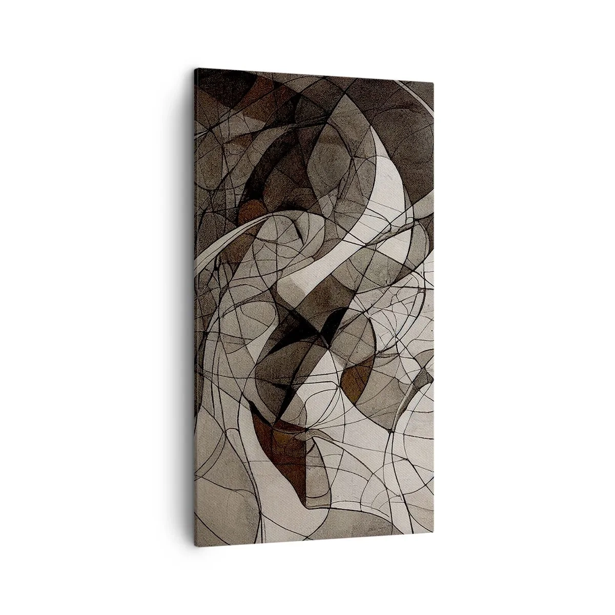 Impression sur toile - Image sur toile - Circulation des couleurs de la terre - 45x80 cm