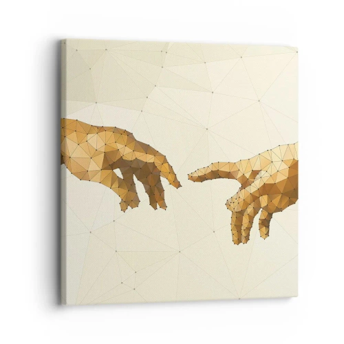 Impression sur toile - Image sur toile - Géométrie divine - 30x30 cm