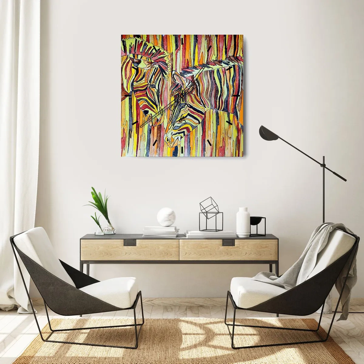 Horloge murale - Pendule murale - Et donc toi aussi... - 40x40 cm