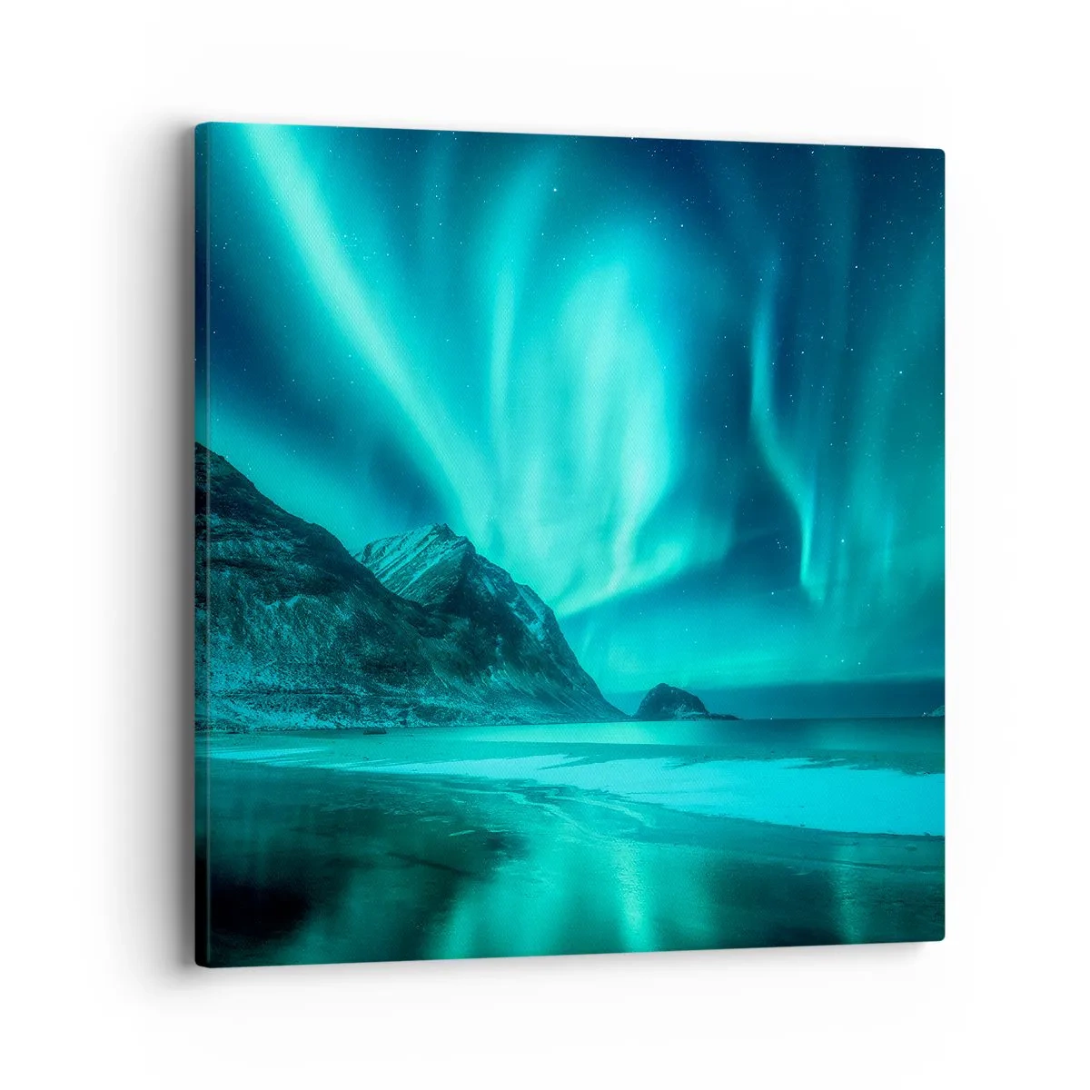 Impression sur toile - Image sur toile - Merveilles du Nord - 40x40 cm