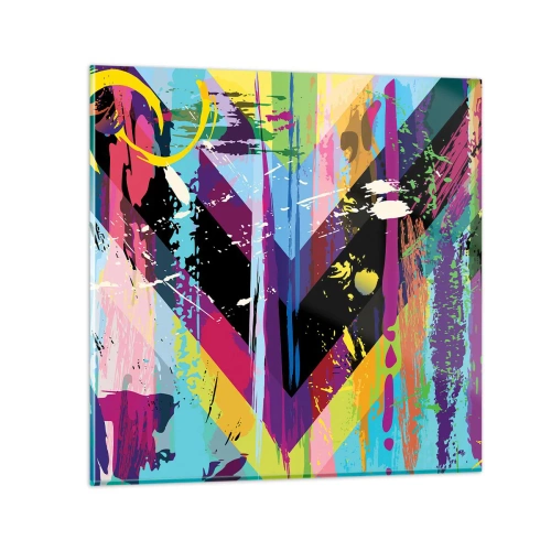 Impression sur verre - Image sur verre - De haut en bas - 30x30 cm