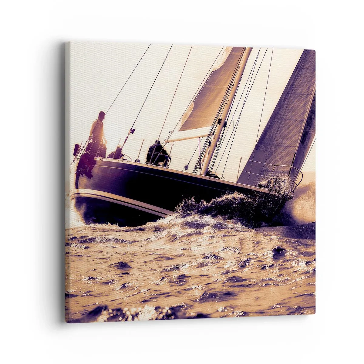 Impression sur toile - Image sur toile - Navigue, marin - 40x40 cm