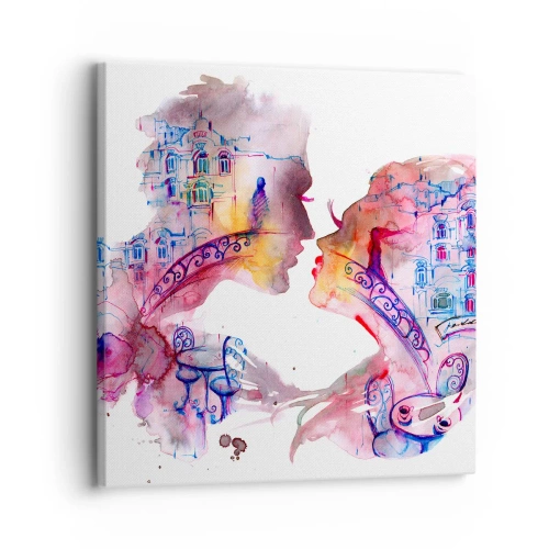 Impression sur toile - Image sur toile - Le pont secret des soupirs - 30x30 cm