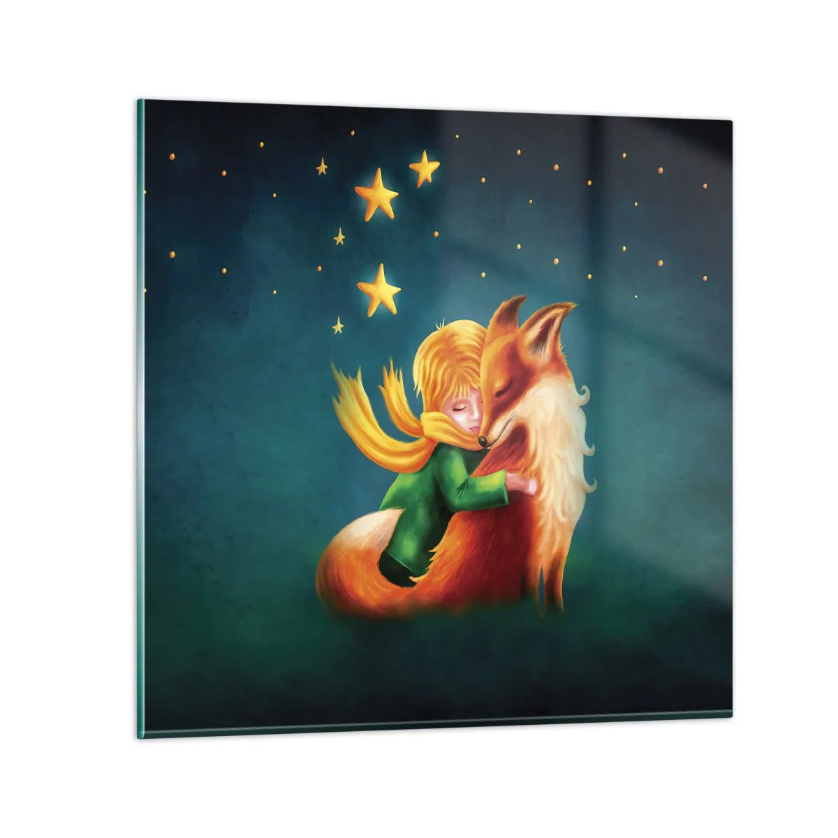 Impression sur verre - Image sur verre - Petit Prince - 30x30 cm