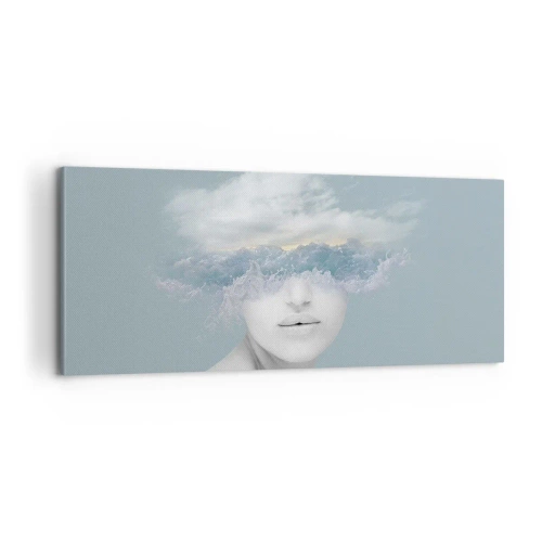 Impression sur toile - Image sur toile - La tête dans les nuages - 100x40 cm