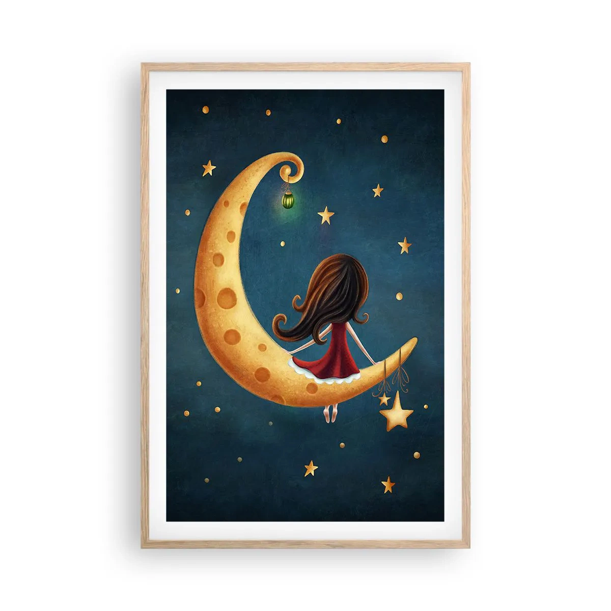 Affiche dans un chêne clair - Poster - Il était une fois... - 61x91 cm