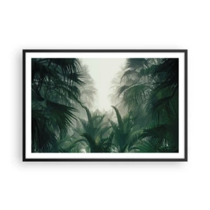 Affiche dans un cadre noir - Poster - Secret tropical - 91x61 cm