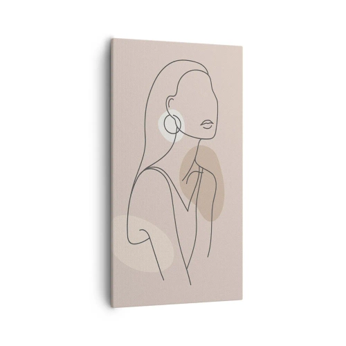 Impression sur toile - Image sur toile - Icone féminin - 55x100 cm