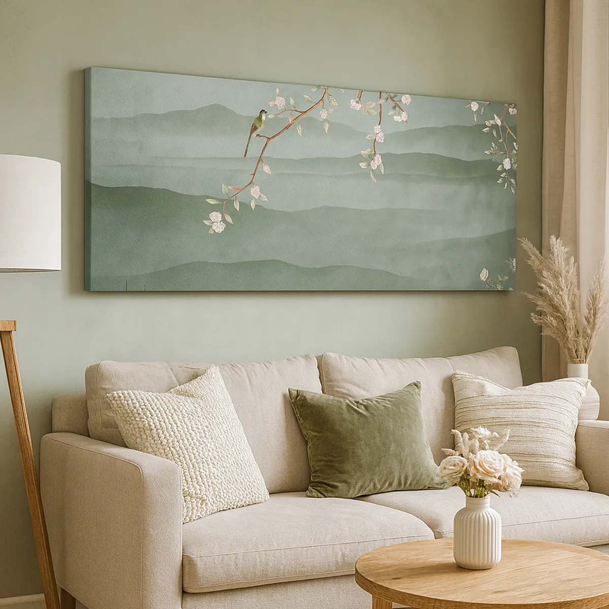 Impression sur toile - Image sur toile - Printemps oh c'est toi - 30x30 cm