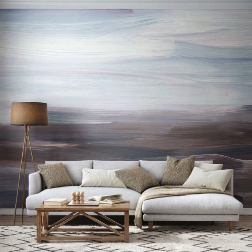Papier Peint Photo Premium Canvas - Éléments : eau - Peinture, Morceau, Minimalisme - 350x256 cm