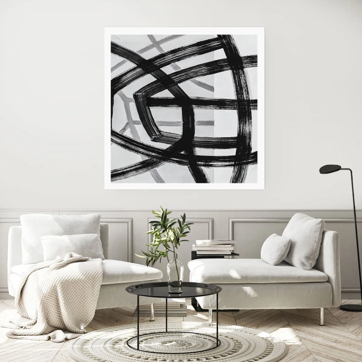 Affiche - Poster - Profondeur du bâtiment - 50x50 cm