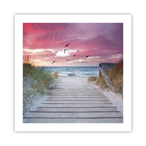 Affiche - Poster - Impression de la Baltique - 50x50 cm