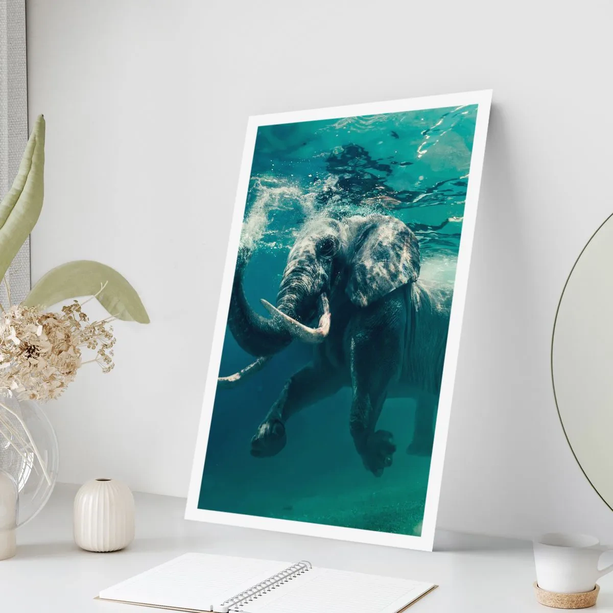 Affiche - Poster - Tout le monde aime nager - 70x100 cm