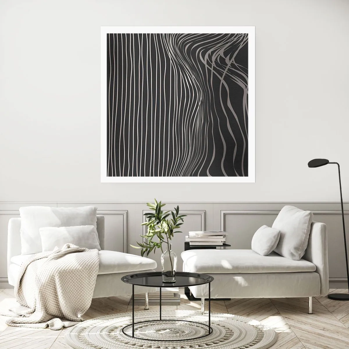 Affiche - Poster - Rythme et accent - 40x40 cm