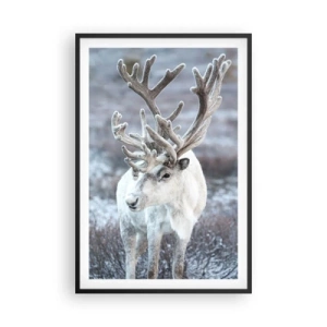 Affiche dans un cadre noir - Poster - Portrait au soleil - 61x91 cm