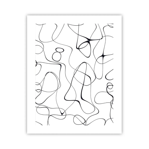 Affiche - Poster - Le chemin de la vie, les voies du hasard - 40x50 cm