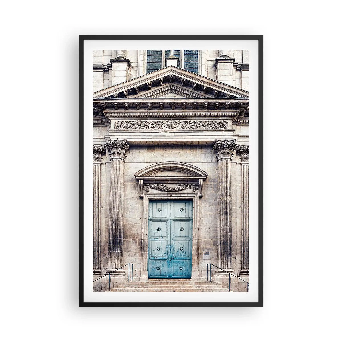 Affiche dans un cadre noir - Poster - La porte d'entrée vers le monde de l'esprit - 61x91 cm