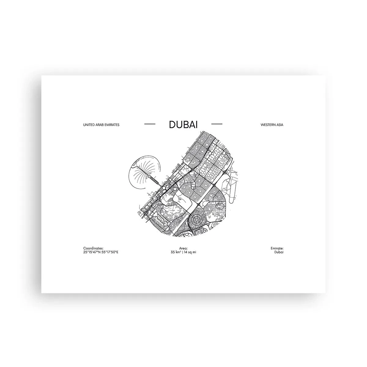 Affiche - Poster - Anatomie de Dubaï - 40x30 cm