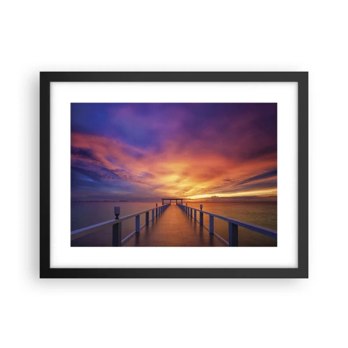 Affiche dans un cadre noir - Poster - Sans fin - 40x30 cm