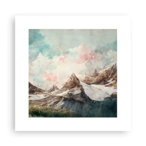 Affiche - Poster - Lames de roche - 30x30 cm