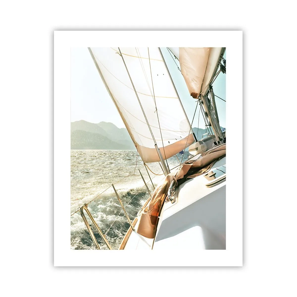 Affiche - Poster - Toutes voiles dehors - 40x50 cm