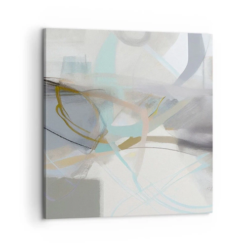 Impression sur toile - Image sur toile - Abstraction brumeuse - 60x60 cm