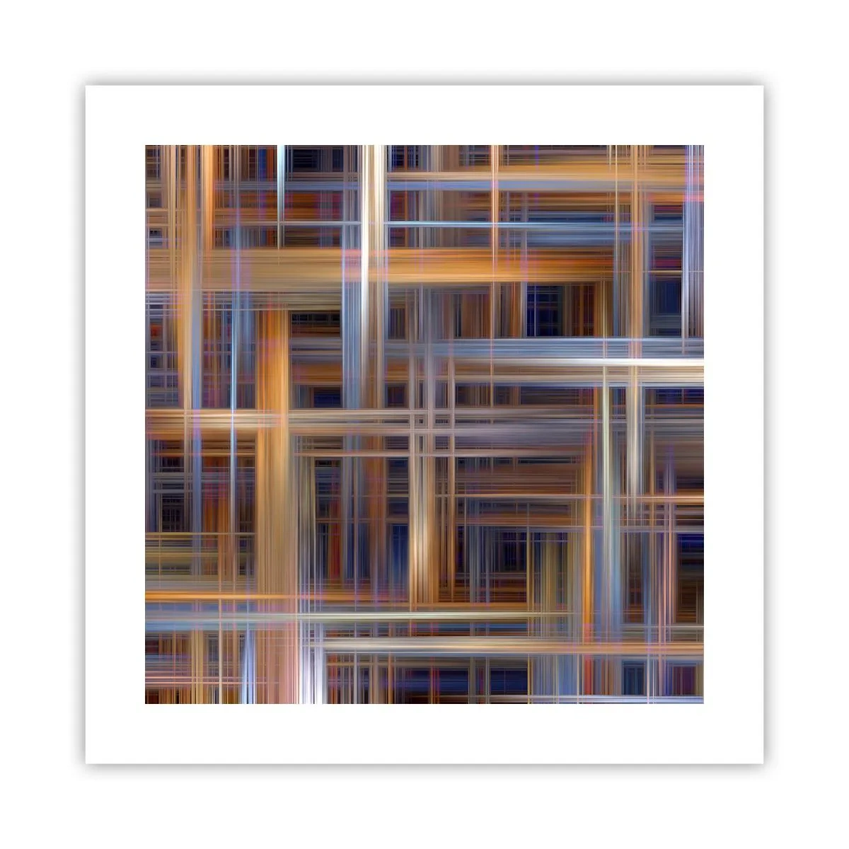Affiche - Poster - Tissé de lumière - 40x40 cm