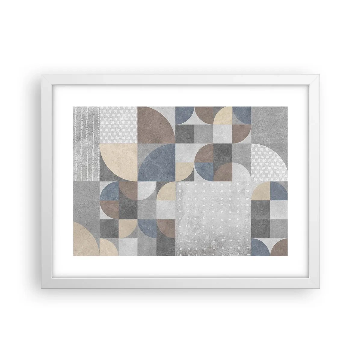 Affiche dans un cadre blanc - Poster - Fantaisie de la céramique  - 40x30 cm