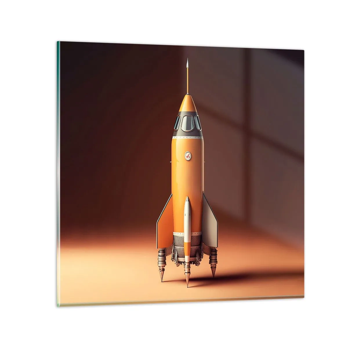 Impression sur verre - Image sur verre - Ça commence par un rêve - 40x40 cm