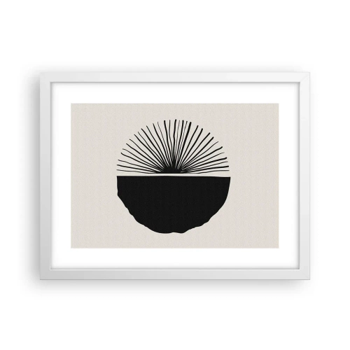 Affiche dans un cadre blanc - Poster - Une gamme de possibilités - 40x30 cm