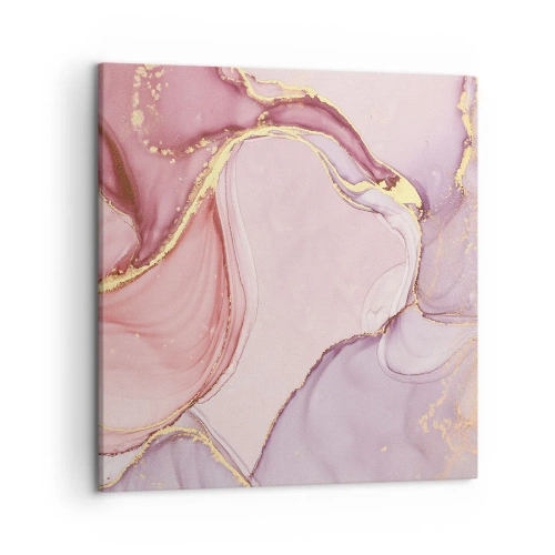 Impression sur toile - Image sur toile - Caresse de couleurs - 50x50 cm