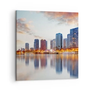 Impression sur toile - Image sur toile - La tranquillité monumentale de Paris - 50x50 cm