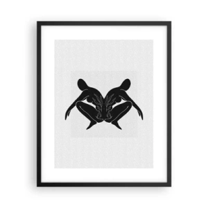 Affiche dans un cadre noir - Poster - Une âme commune - 40x50 cm