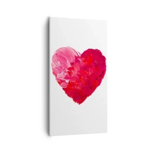 Impression sur toile - Image sur toile - All you need is love - 55x100 cm