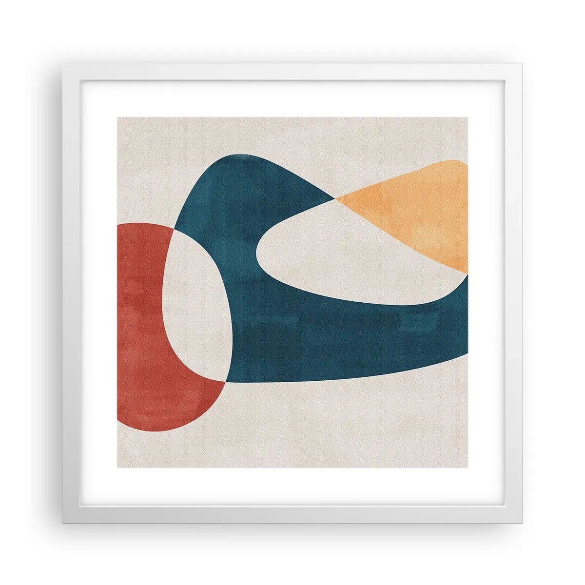 Affiche dans un cadre blanc - Poster - Influences et métamorphoses - 40x40 cm