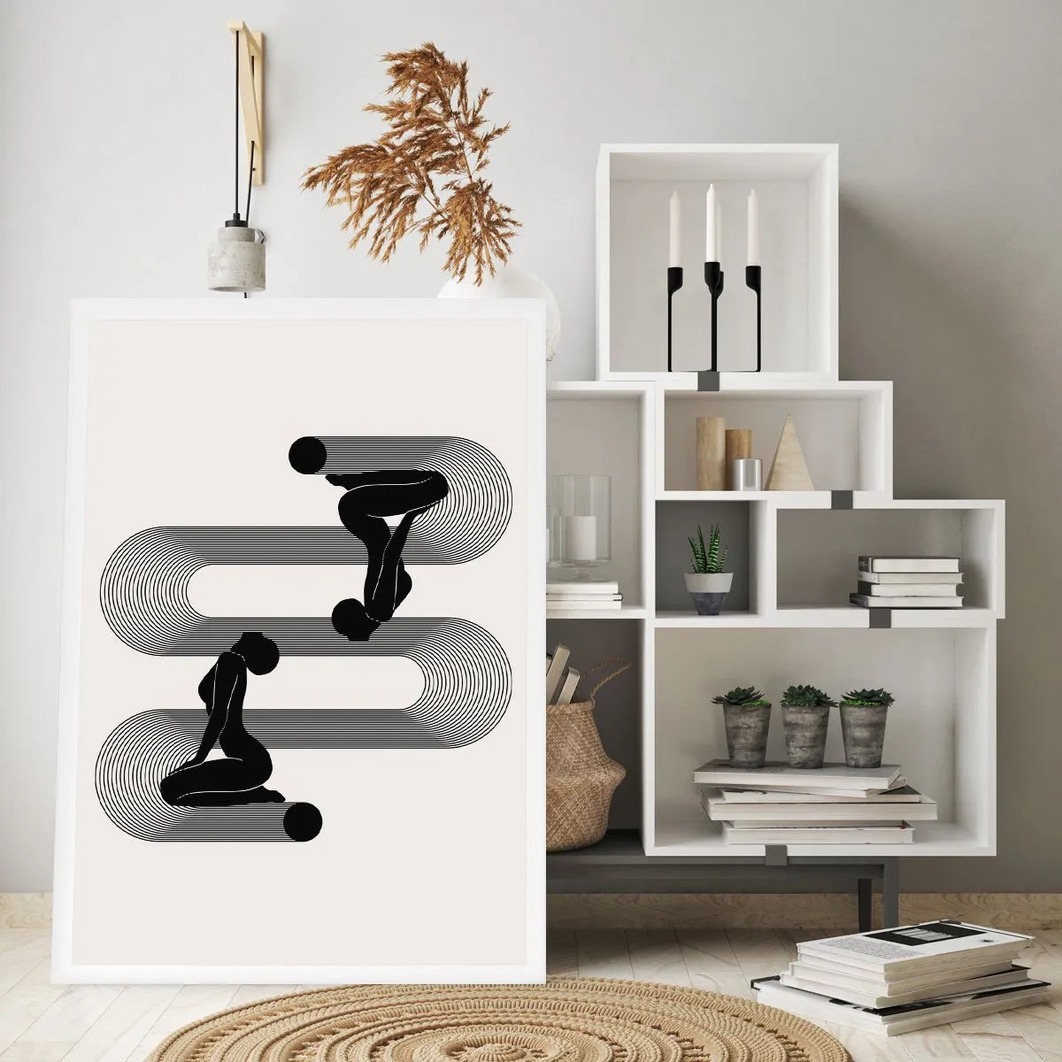 Affiche - Poster - Symétrie sensuelle - 70x100 cm