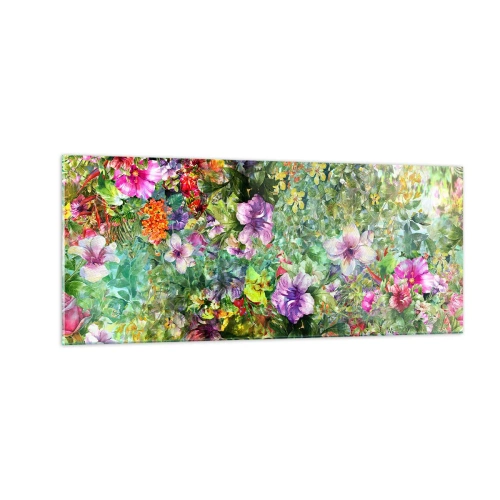 Impression sur verre - Image sur verre - En fleurs pour la perdition - 100x40 cm