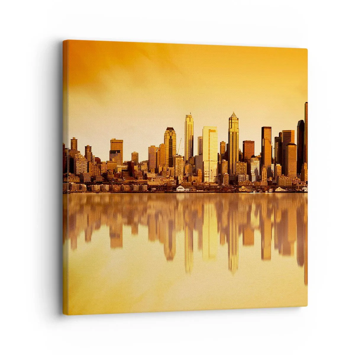 Impression sur toile - Image sur toile - Le silence de la métropole - 30x30 cm