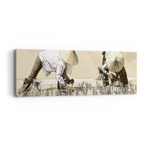 Impression sur toile - Image sur toile - Récolte réussie - 90x30 cm