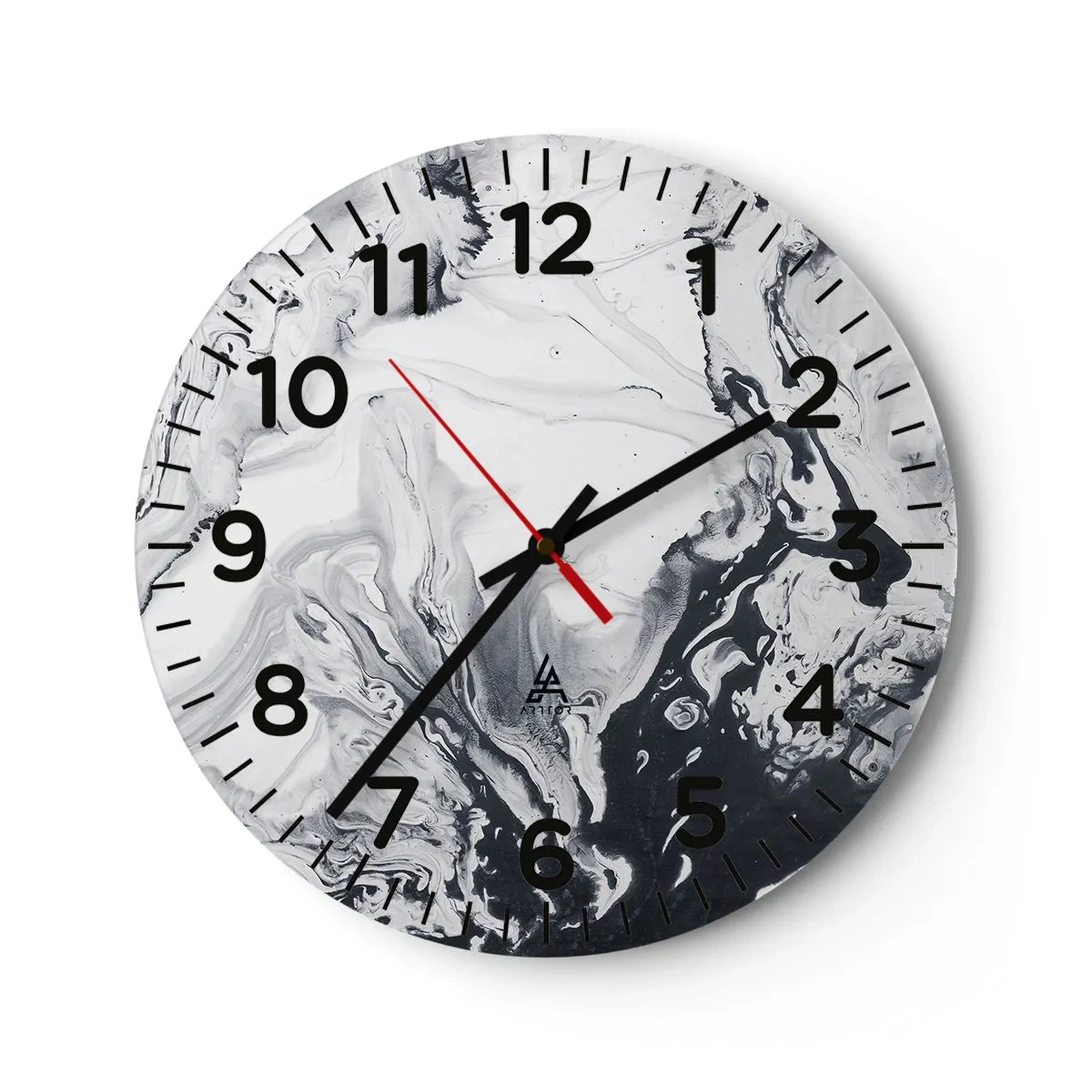 Horloge murale - Pendule murale - Au centre de la Terre - 30x30 cm