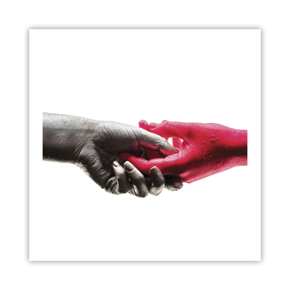 Affiche - Poster - Ensemble, bien que différents - 60x60 cm