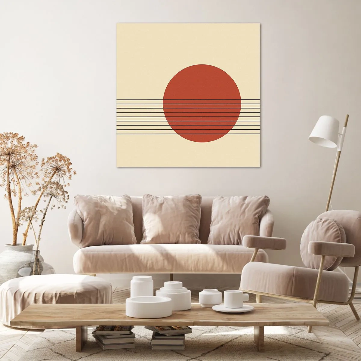 Impression sur toile - Image sur toile - Aux alentours et plus loin - 50x50 cm