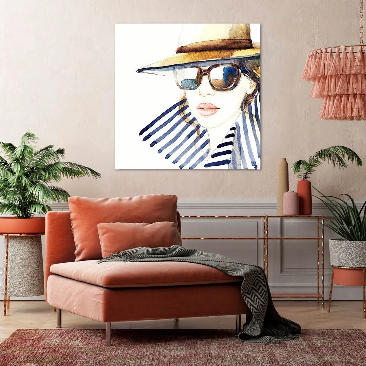 Impression sur toile - Image sur toile - La Floride vous souhaite la bienvenue ! - 70x70 cm