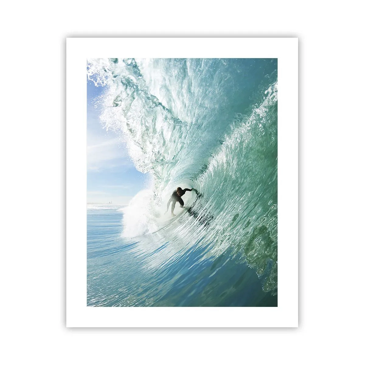 Affiche - Poster - Toujours sur la vague - 40x50 cm